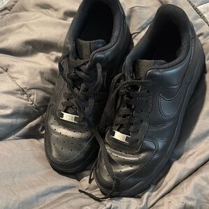 Nike womens Black AF1 Sneakers